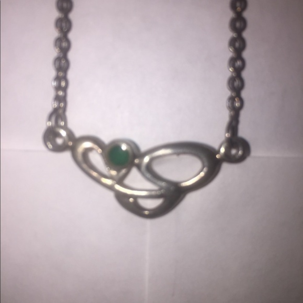 Aventurine & Sterling Silver necklace